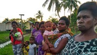 Tim juga memberi penyuluhan kesehatan gizi, pola makan dan hidup sehat di Kampung Yausakor, Diatrik Siret, Kabupaten Asmat.