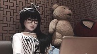 Dengan harga yang cukup mahal, model boneka dengan kode UK170 tersebut memiliki tingkat kemiripan dengan manusia asli yang jauh lebih baik ketimbang model boneka lainnya. Istimewa/Instagram @Exdoll.