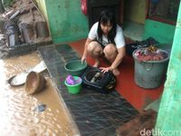 Banjir di Kampung Arus Cawang Surut