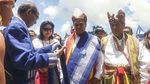 Ritual Potong Kerbau Sambut Pasangan Cagub-Cawagub NTT Benny K Harman