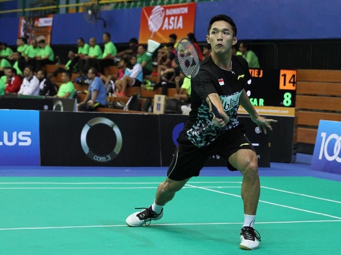 Jonatan Christie di Kejuaraan Bulutangkis Beregu Asia 2018