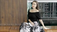 Rianti Cartwright saat berkunjung ke kantor detikcom, Kapten Tendean, Jakarta Selatan belum lama ini.