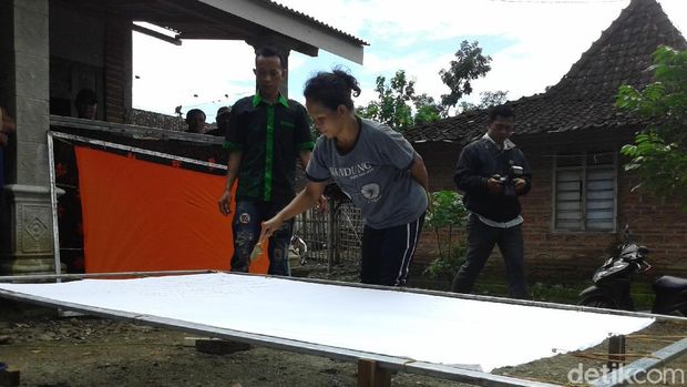  Batik Ciprat Hasil Karya Warga Tunagrahita di Ponorogo 