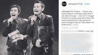 Keduanya memang menjadi sahabat karib dan kerap tampil mengisi beberapa acara televisi bersama. (Dok. Instagram/raffinagita1717)
