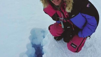 Pada November 2017, Jade melakukan ekspedisi terakhir dalam misinya, yaitu di Kutub Selatan. Foto: Instagram