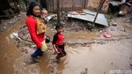 Banjir Surut, Begini Suasana Terkini di Kawasan Kampung Arus