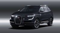 Seorang desainer bernama Aksyonov Nikita, coba menerka-nerka dengan memberikan desain Bugatti bertubuh bongsor SUV. Foto: Dok. Motor1