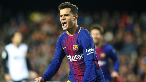 Philippe Coutinho tidak ikut membela Barcelona di Liga Champions.