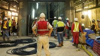 Di dalam stasiun akan ada tangga manual, eskalator dan lift untuk membantu mobilitas penumpang keluar masuk stasiun. (Istimewa/MRT Jakarta).