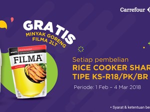 Gratis Minyak Goreng di Promo Akhir Pekan Transmart dan Carrefour