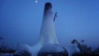 Desainnya terinspirasi dari bentuk menara tradisional China dan gaun flamenco (Qiyu/Structural Ice)