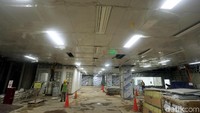 Stasiun Senayan termasuk stasiun bawah tanah MRT Jakarta yang paling maju progresnya.