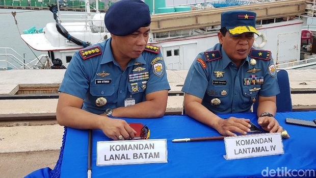 Jumpa pers penangkapan Kapal Sunrise Glory