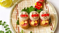 Ihiy! Nasi kepal bentuk Anpanman. Yakin mau makan ini? Foto: Instagram @tomomianzai