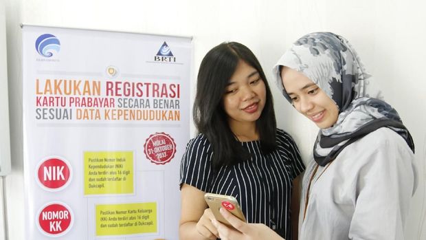 Registrasi SIM card prabayar Telkomsel