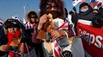 Foto Kim Jong Un Dirobek Saat Demo Anti Korut di Korsel