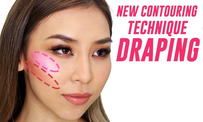 Draping, teknik contouring wajah memakai blush on. Berbagai warna blush on digunakan untuk membentuk dan mempertegas fitur wajah. Hasil contouring dengan blush on akan membuat wajah terlihat lebih segar. Foto: Istimewa