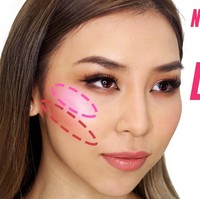 Draping, teknik contouring wajah memakai blush on. Berbagai warna blush on digunakan untuk membentuk dan mempertegas fitur wajah. Hasil contouring dengan blush on akan membuat wajah terlihat lebih segar. Foto: Istimewa