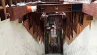 Stasiun ini memiliki kedalaman 24 meter di bawah permukaan tanah, tepat di bawah Kanal Banjir Barat. (Istimewa/MRT Jakarta).