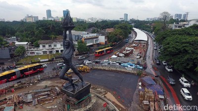 Foto: Penampakan Terkini Proyek MRT Jakarta