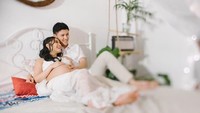 Diberitakan sebelumnya, Jevin telah mengungkap inisial nama untuknya yaitu NKJ. (Foto: dok. Instagram Rinni Wulandari)
