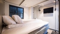 Apartemen ini bisa menampung penghuni hingga empat orang dan bisa dipesan melalui jasa AirBnB US$ 900 per malamnya. Istimewa/inhabitat.com.