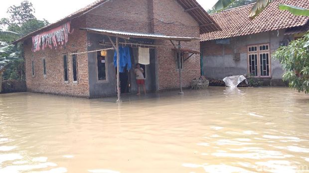 Ratusan Rumah di Dua Desa Gunungjati Cirebon Terendam Banjir
