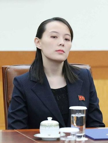 Kim Yo-Jong saat diundang makan siang dengan Presiden Korsel di Blue House