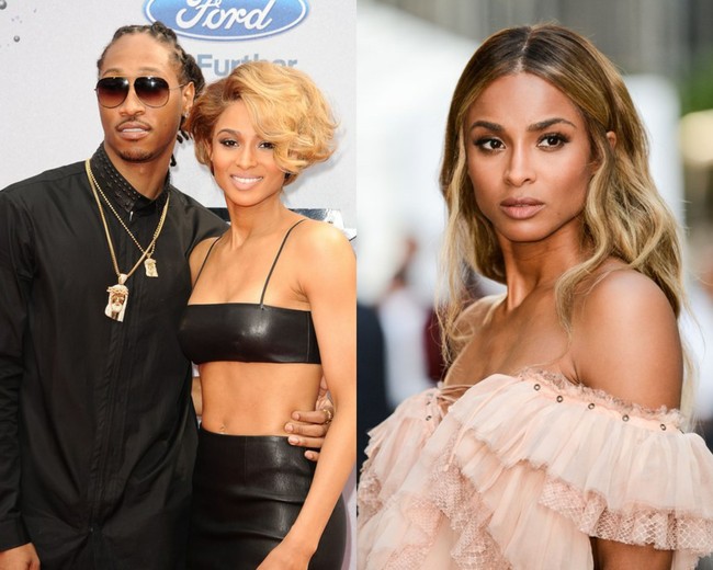 Ciara di foto 2013 dengan rambut pendek dan Ciara setelah putus. Setelah putus dan melahirkan, Ciara semakin glowy dengan rambut panjangnya. Foto: Dok. Getty Images
