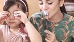 Ini Ekspresi Lucu Annabel, Putri Astrid Tiar Kalau Lagi Makan