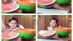 Ini Ekspresi Lucu Annabel, Putri Astrid Tiar Kalau Lagi Makan