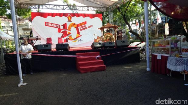 Panggung di DPP Gerindra