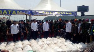 Penampakan Sabu 1 Ton yang Diangkut Kapal Sunrise Glory