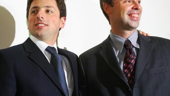 Kalau ini Sergey Brin dan Larry Page yang mendirikan Google pada 4 September 1998. Foto: istimewa
