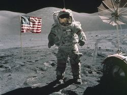 Penampakan Para Manusia Terakhir yang Mendarat di Bulan