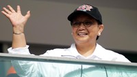 Kegiatan jalan santai yang digelar Kemenlu ini untuk menunjukkan kesiapan Indonesia menjadi tuan rumah Asian Games 2018.