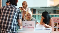 Acara yang digelar detikHOT kali ini adalah Nobar Film Eiffel Im in Love 2. Foto: Marwan