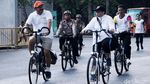 Menlu Retno Pimpin Jalan Santai Diplomatic Walk