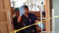 Polisi saat ini masih melakukan olah TKP di lokasi (Foto: Ristu Hanafi/detikcom)