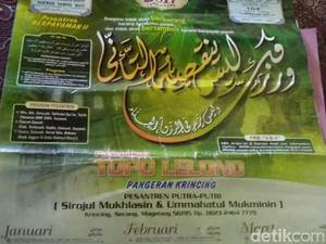 Polisi Sita Kalender Topo Lelono dari Rumah Orang Tua Suliyono