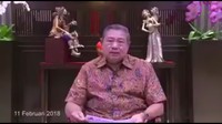 Video berdurasi 1 menit 4 detik tersebut diunggah lewat akunnya yang terverifikasi pada Senin (12/2/2018) pukul 13.00 WIB. (Foto: Screenshot video Twitter SBY)
