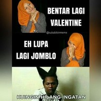 Ingin hilang ingatan saat tau bentar lagi Valentine Foto: Istimewa