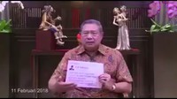 SBY meminta kepada pengguna Twitter lain yang melihat akun serupa untuk memberitahu kepadanya. Dia meminta aparat keamanan menertibkan hal ini. (Foto: Screenshot video Twitter SBY)