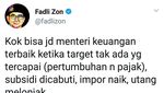 Sindiran Tajam Fadli Zon ke Menteri Susi hingga Sri Mulyani