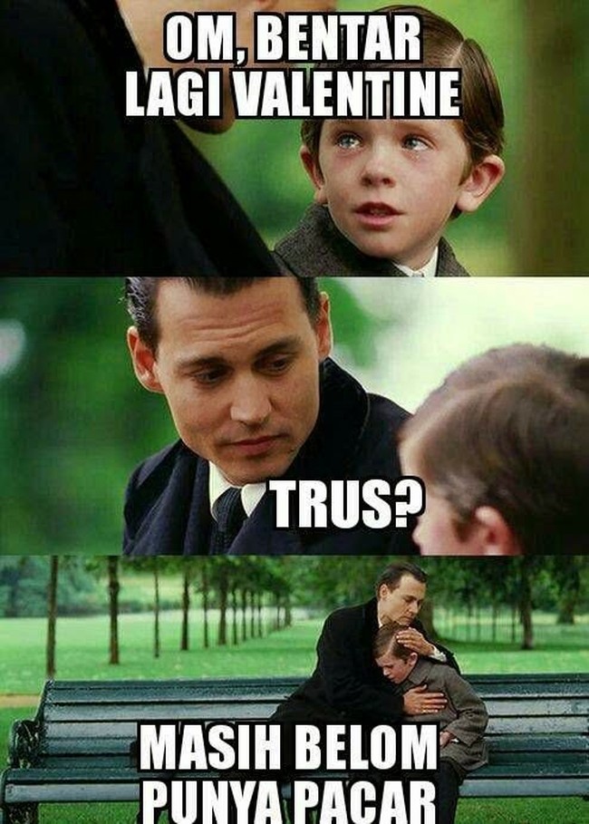 Sedih saat tau hari bentar lagi valentine tapi masih belum punya pacar Foto: Istimewa