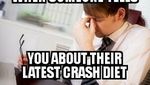10 Meme Kocak Cobaan Diet yang Bikin Gagal Kurus