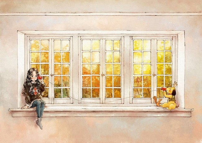 Ketika kamu memutuskan untuk sejenak melupakan beban dan masalah yang ada dengan asyik bermain bersama hewan peliharaan Foto: Instagram @_aeppol