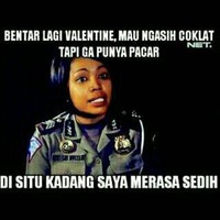 Mau ngasih cokelat tapi enggak punya pacar. Di situ kadang merasa sedih juga Foto: Istimewa