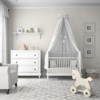 Warna-warna terang untuk dekorasi kamar anak bakal banyak berkurang di 2018. Digantikan dengan palet netral dan muted atau pucat.  Foto: Thinkstock