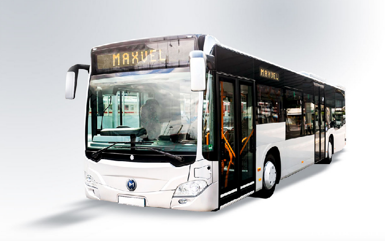 Bus listrik Maxvel. Foto: Gaikindo Bus listrik Maxvel. Foto: Gaikindo